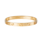 Bracelete Inspiração Love Dourada