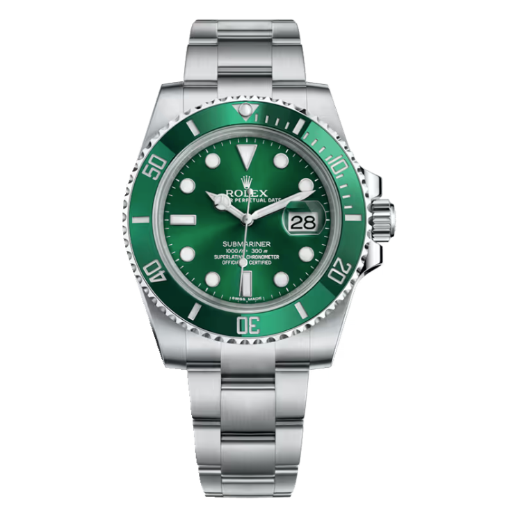 Relógio Sub Silver Green