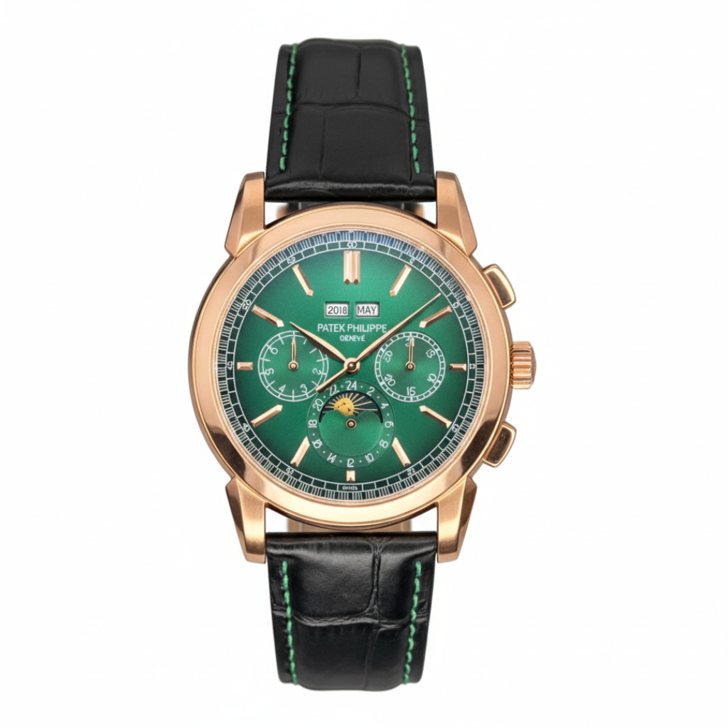 Calendar Gold Green