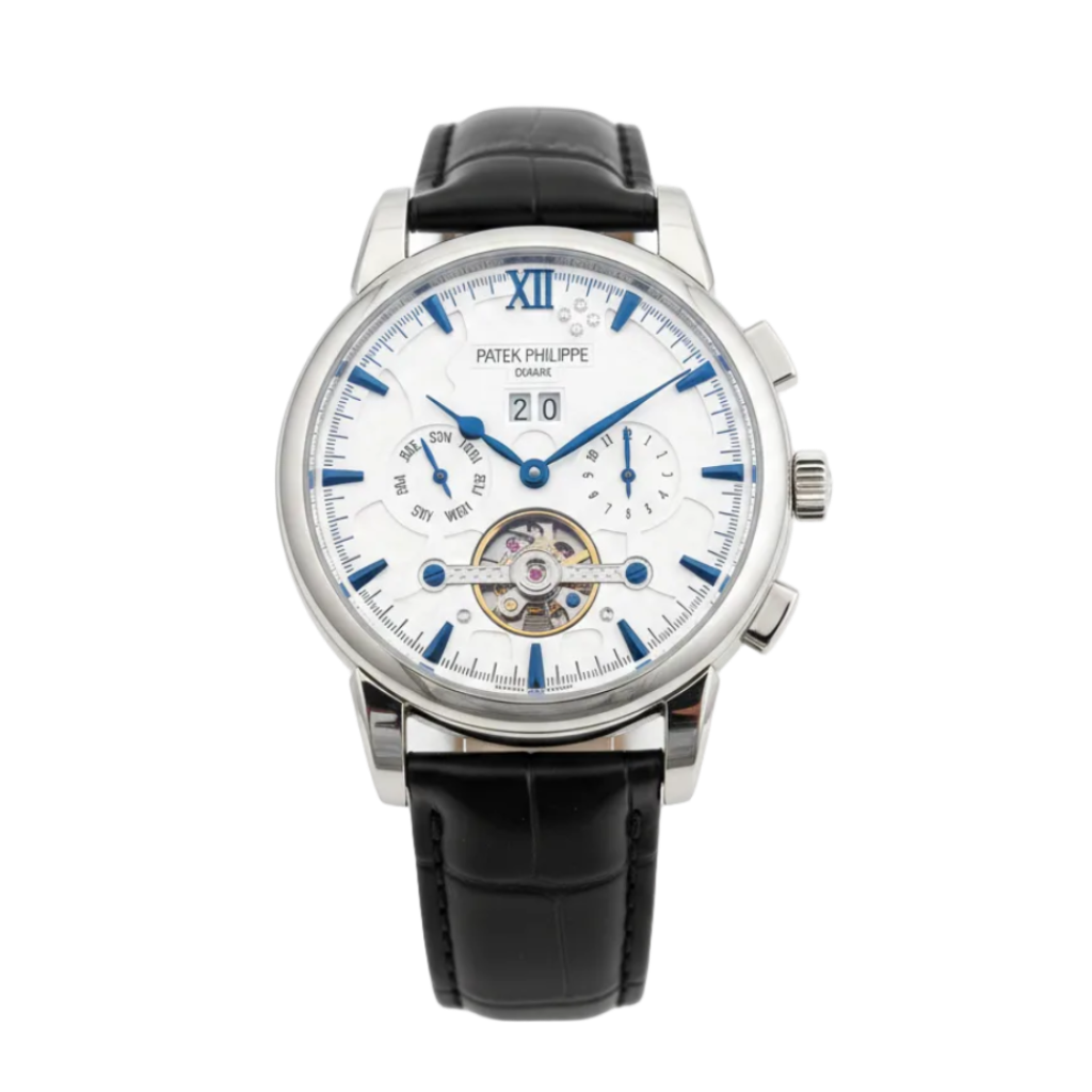 Calendar Turbilion Roman White