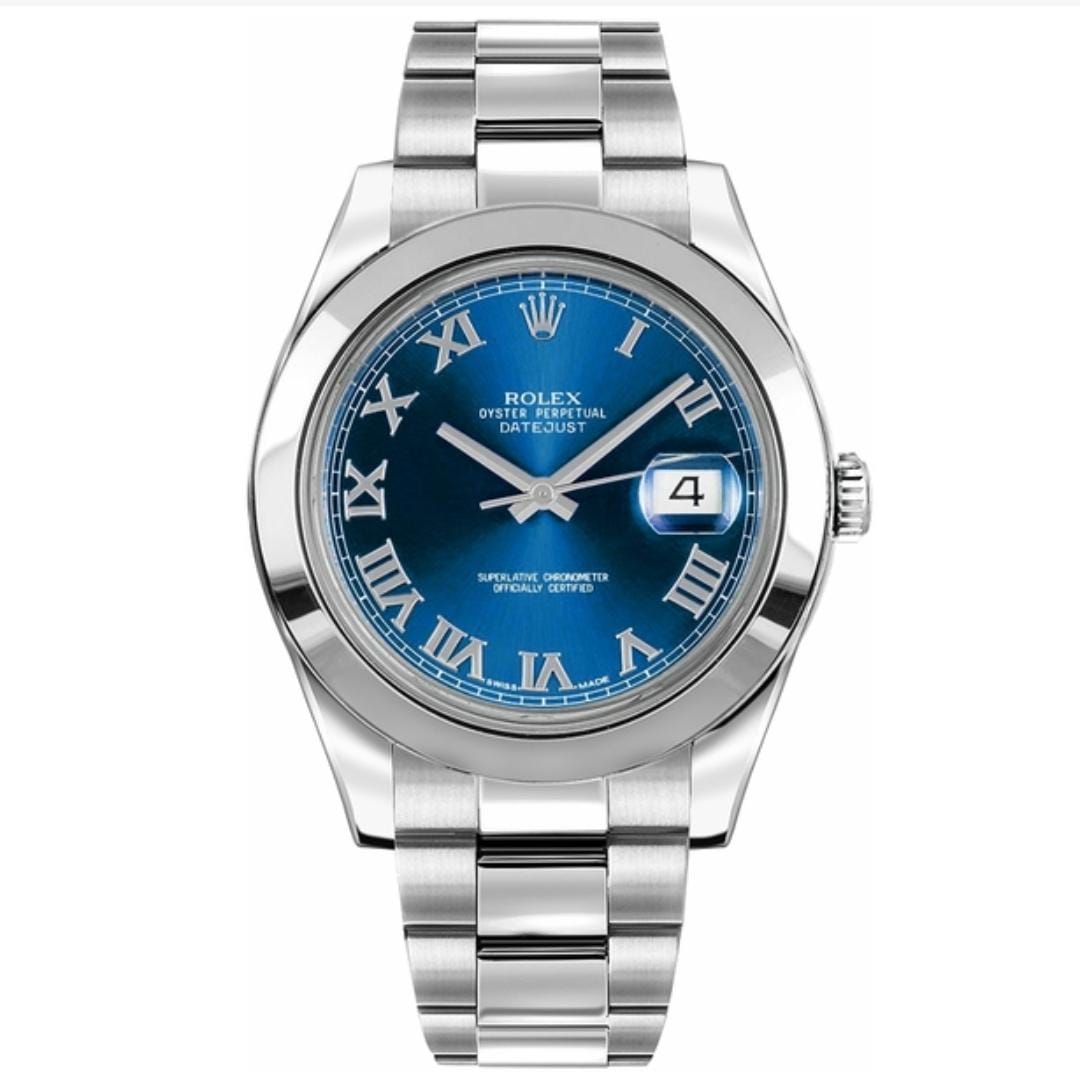 Classico Silver Blue Roman